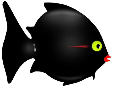 Le petit poisson noir